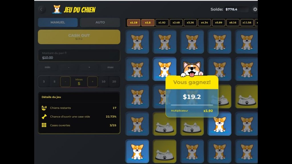 jeux chien casinozer