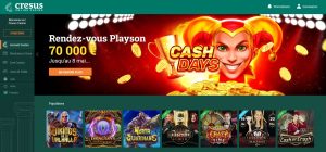 cresus casino bonus