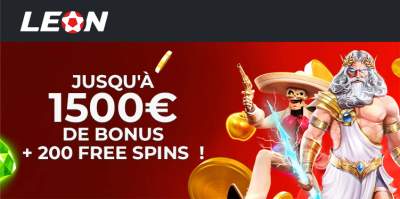 Bonus de bienvenue Casino Leon