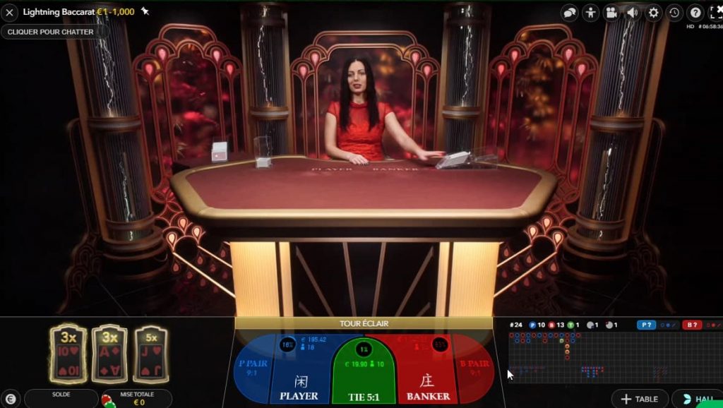 Arlequin Casino Jeux live