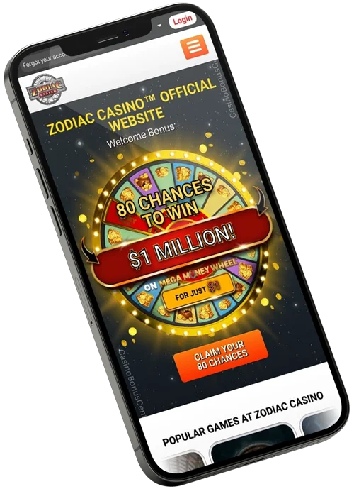 Casino Zodiac est disponible sur mobile