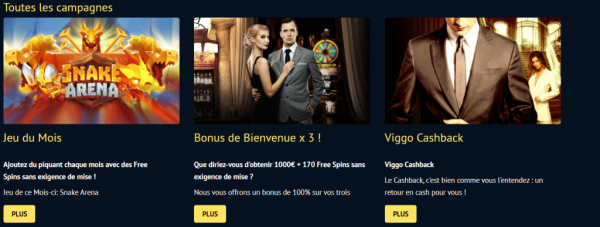 Viggoslots Casino autres offres professionnelles