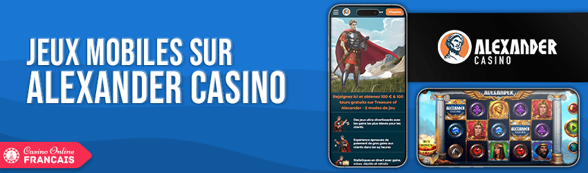 casino Alexander disponible sur mobile