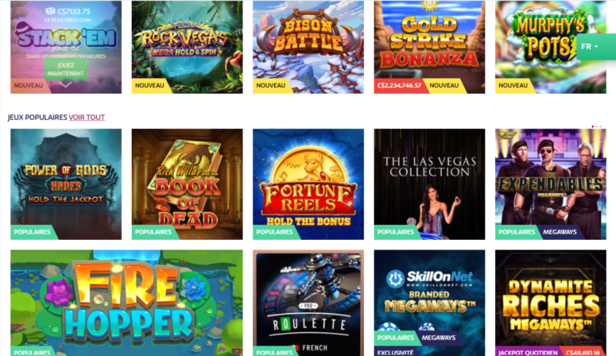 jeux Playojo Casino