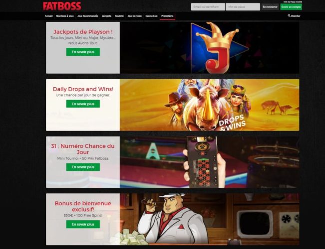 programme VIP Fatboss Casino comment l'obtenir