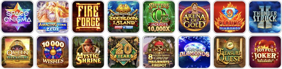 jeux disponibles sur Zodiac Casino