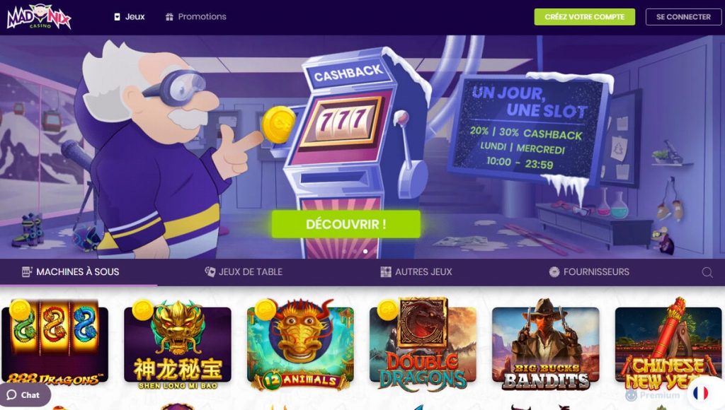 madnix casino fiable et sécurisé