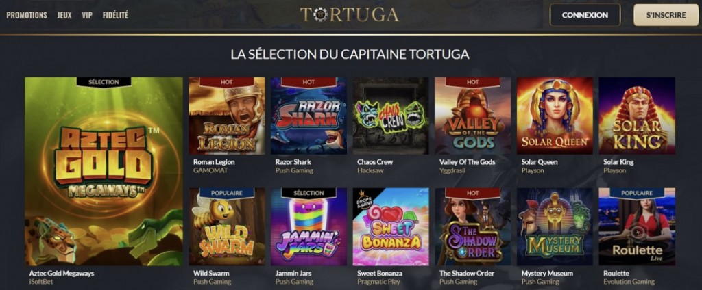 pourquoi jouer a tortuga casino