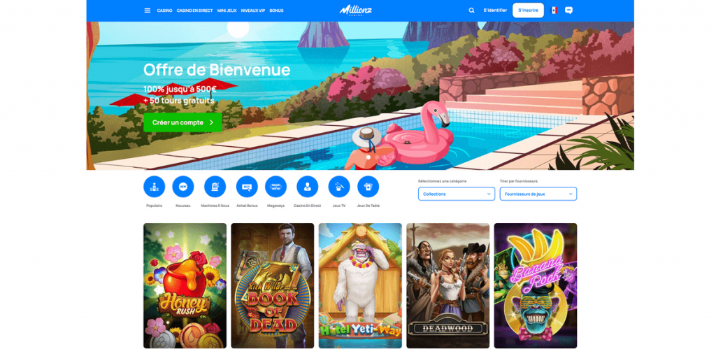 pourquoi jouer sur casino millionz en ligne