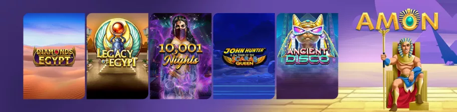 Quels sont les jeux de casino disponibles sur le Amoncasino ?