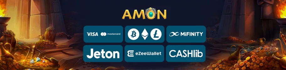 Quels sont les moyens de paiement disponibles sur le casino Amon ?