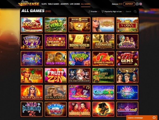 jeux Casino Intense