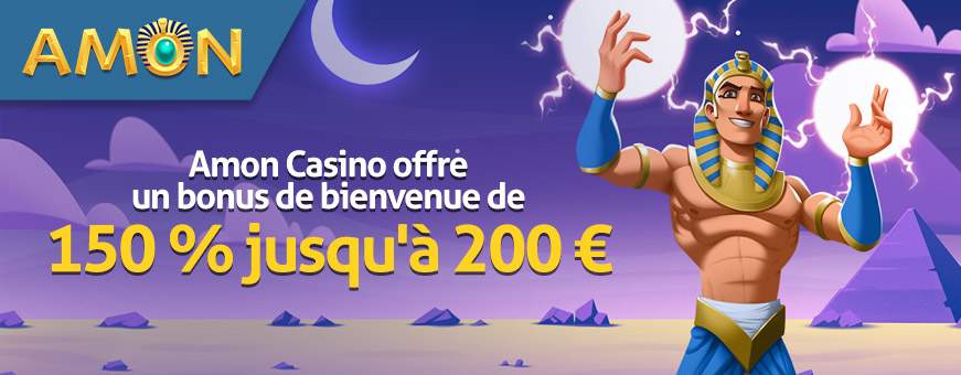 bonus de bienvenue sur amon casino