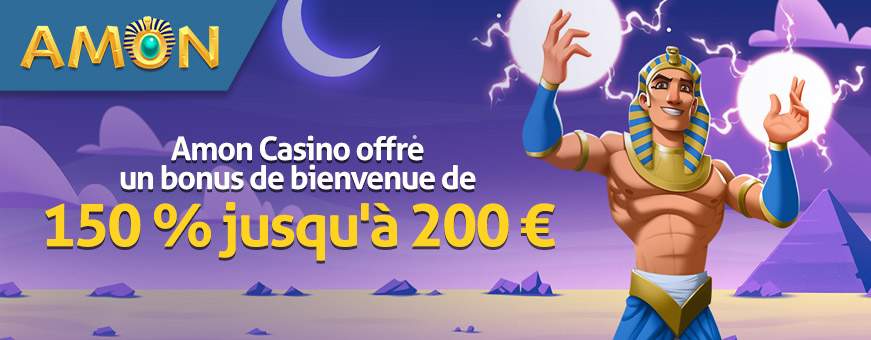 bonus de bienvenue Amon Casino