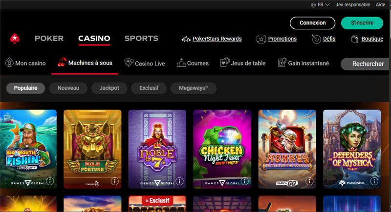Pokerstars casino